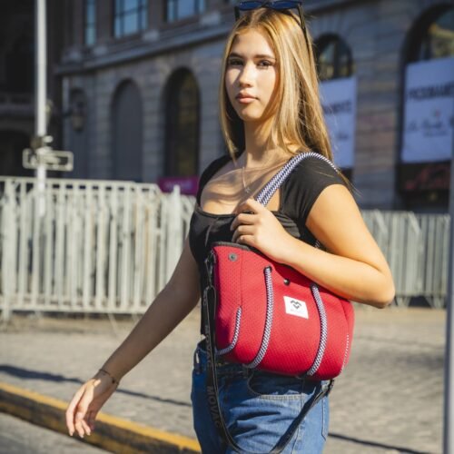 Cartera Movac Tropical Roja